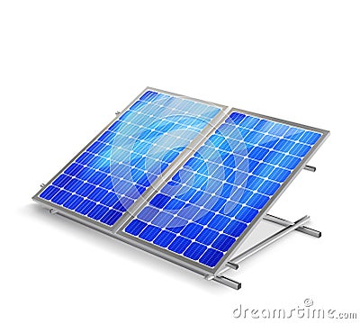 Solar panels. Vector illustration Vector Illustration